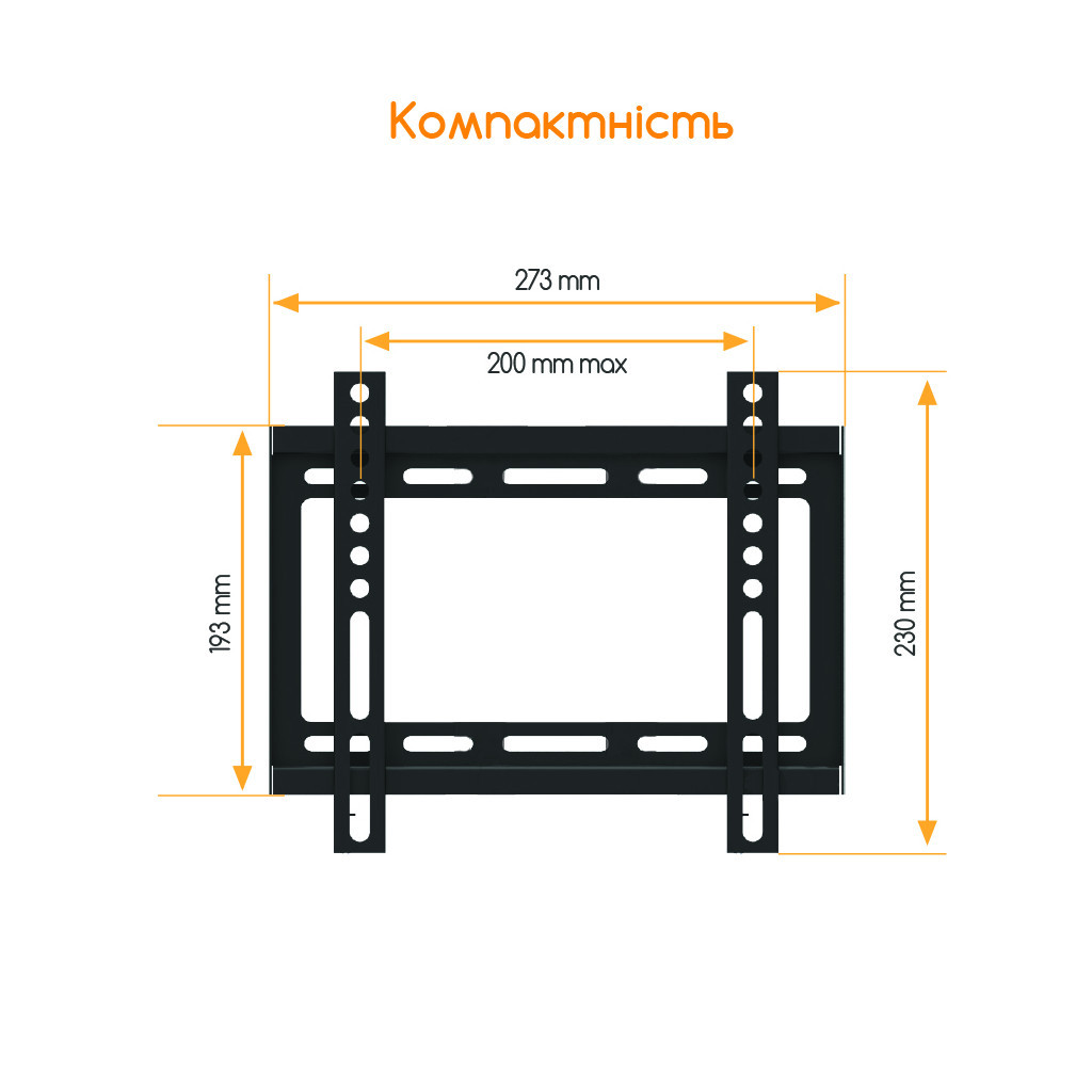Кронштейн ACCLAB AL-FR20/F (1283126485763) - зображення 4
