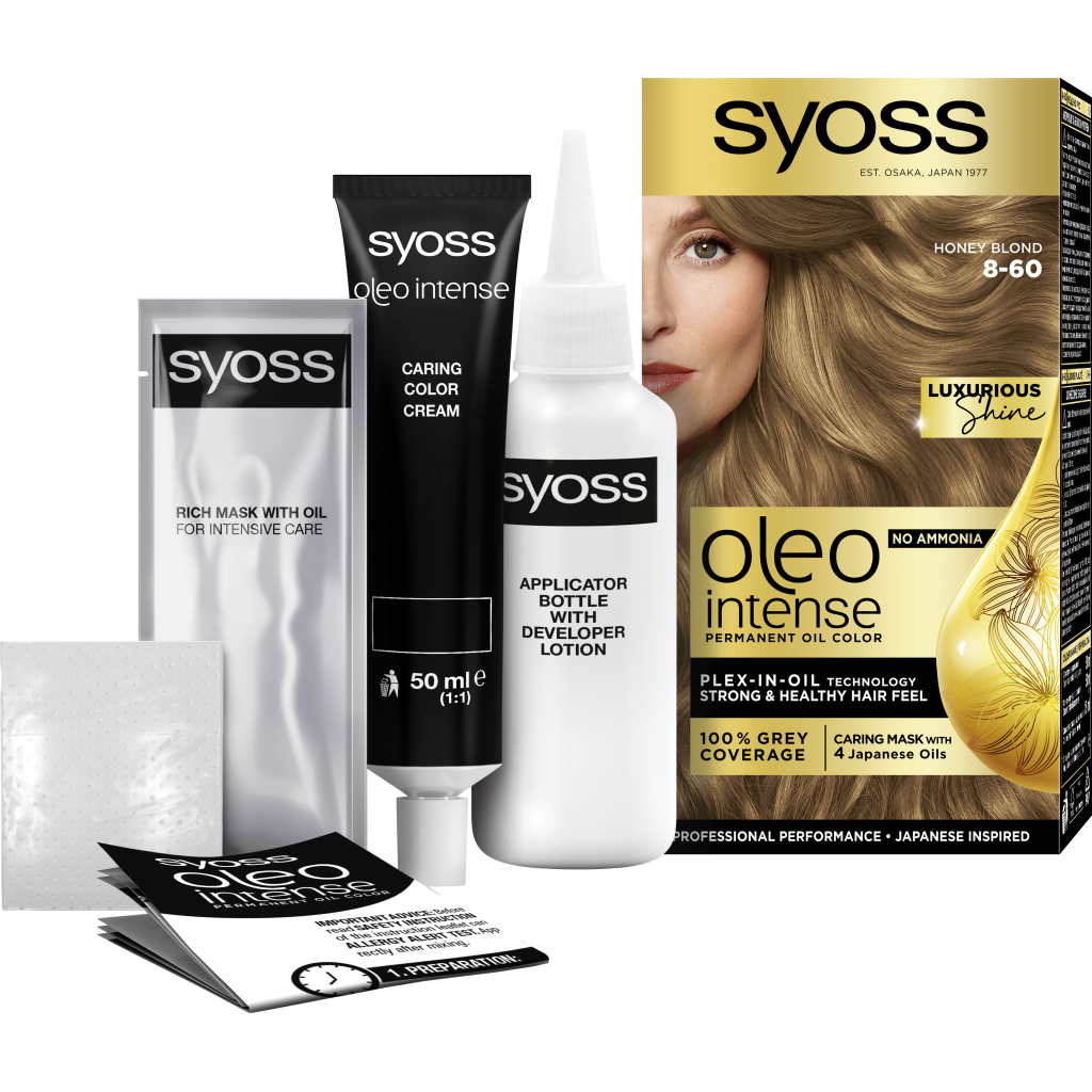 Фарба для волосся Syoss Oleo Intense 8-60 Медовий Блонд 115 мл (9000101086652) - изображение 3
