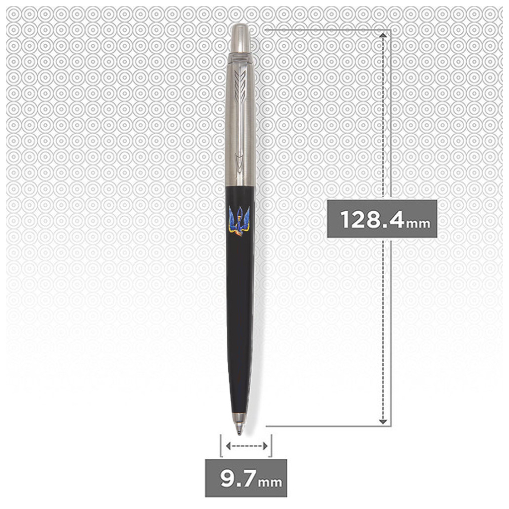 Ручка кулькова Parker JOTTER 17 Originals UKRAINE Black CT BP Тризуб-Ластівка (15632_T1230u) - зображення 2