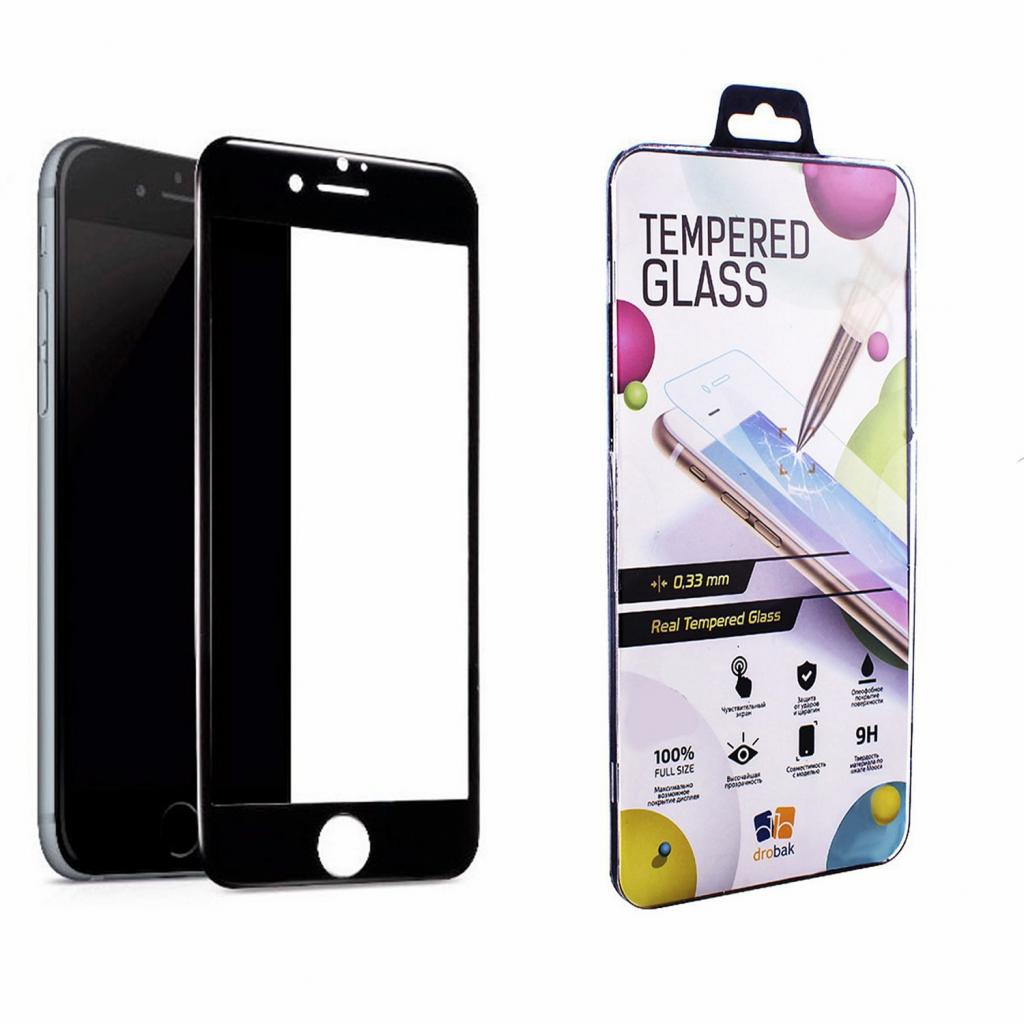 Скло захисне Drobak Apple iPhone SE 2020 (Black) (121248) - зображення 1