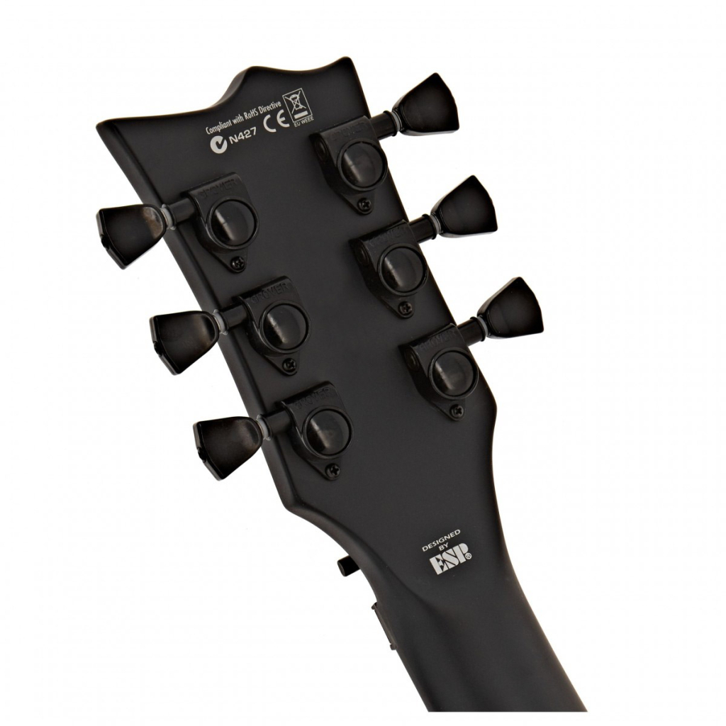 Електрогітара LTD EC-FR Black Metal - зображення 8
