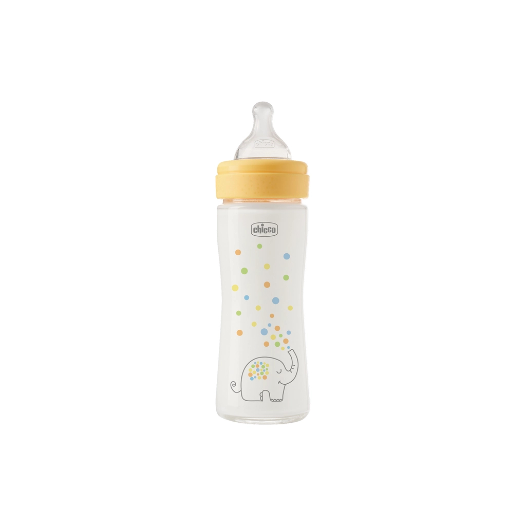Пляшечка для годування Chicco Perfect Easy силіконова, від 0+ міс. повільний потік 240 мл (20252.30) - зображення 1