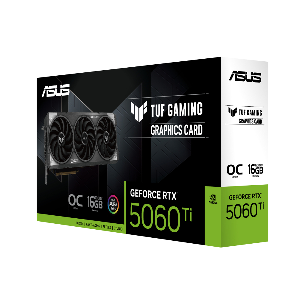 Відеокарта ASUS GeForce RTX5060Ti 16Gb TUF OC GAMING (TUF-RTX5060TI-O16G-GAMING) - зображення 10