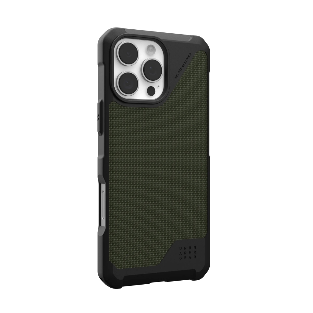 Чохол до мобільного телефона UAG iPhone 16 Pro Max Metropolis LT Magsafe Kevlar Olive (114453113972) - зображення 2