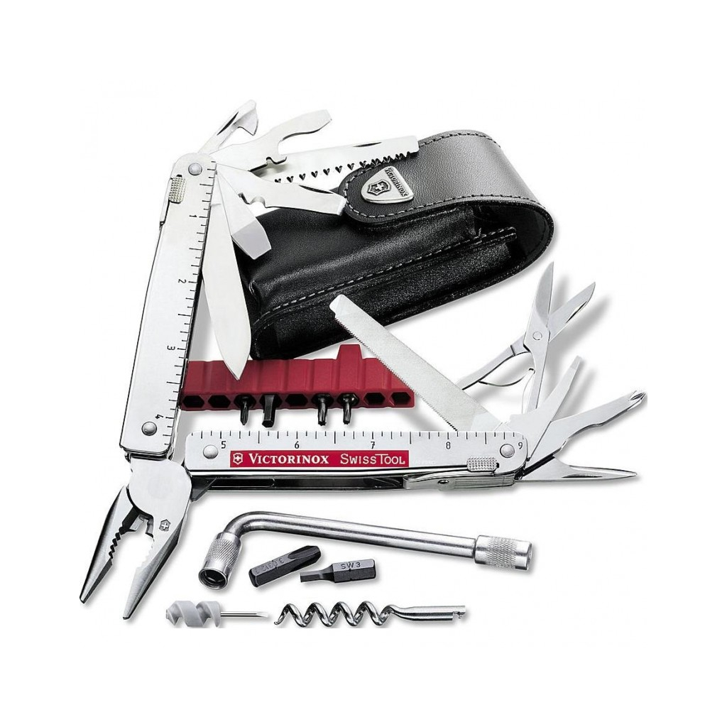 Мультитул Victorinox SwissTool X Plus Leather Case (3.0338.L) - зображення 1