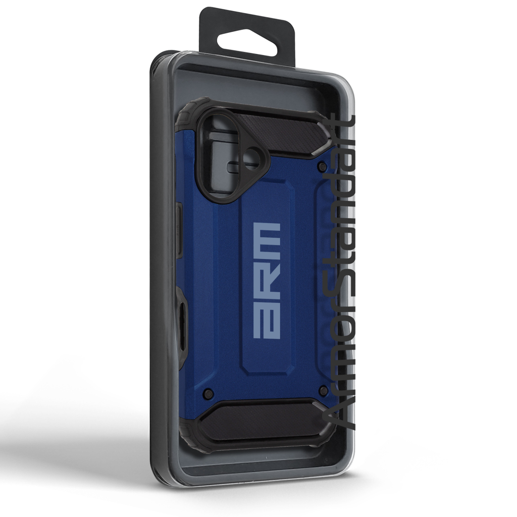 Чохол до мобільного телефона Armorstandart Panzer Apple iPhone 16 Dark Blue (ARM79545) - зображення 7