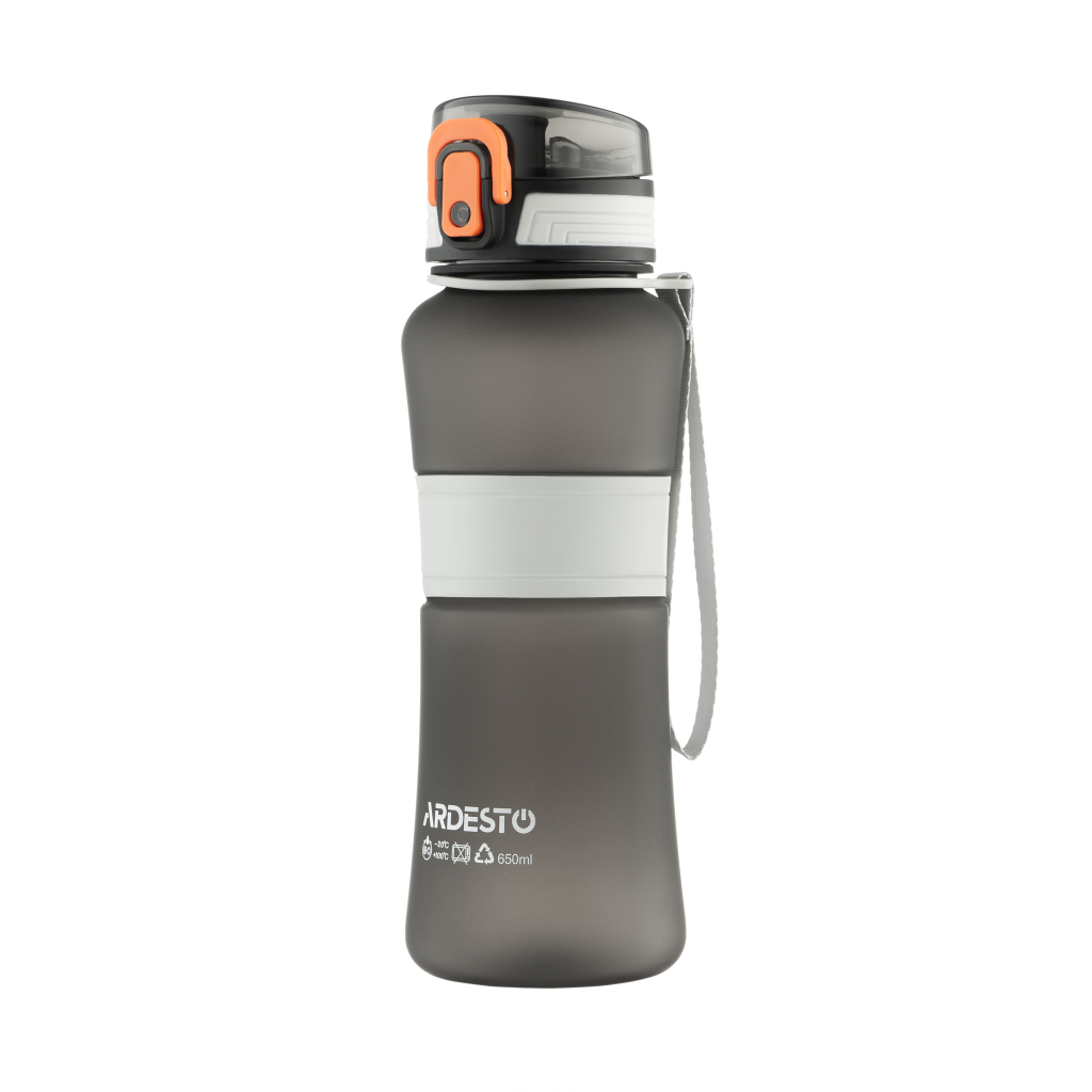 Пляшка для води Ardesto Balance 650мл чорний (AR2265BL) - зображення 4