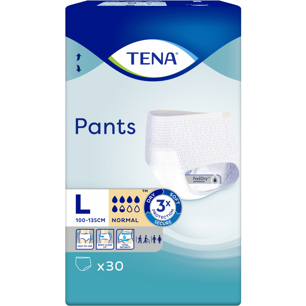 Підгузки для дорослих Tena трусики Pants Normal Large 30 шт (7322541150895) - зображення 3