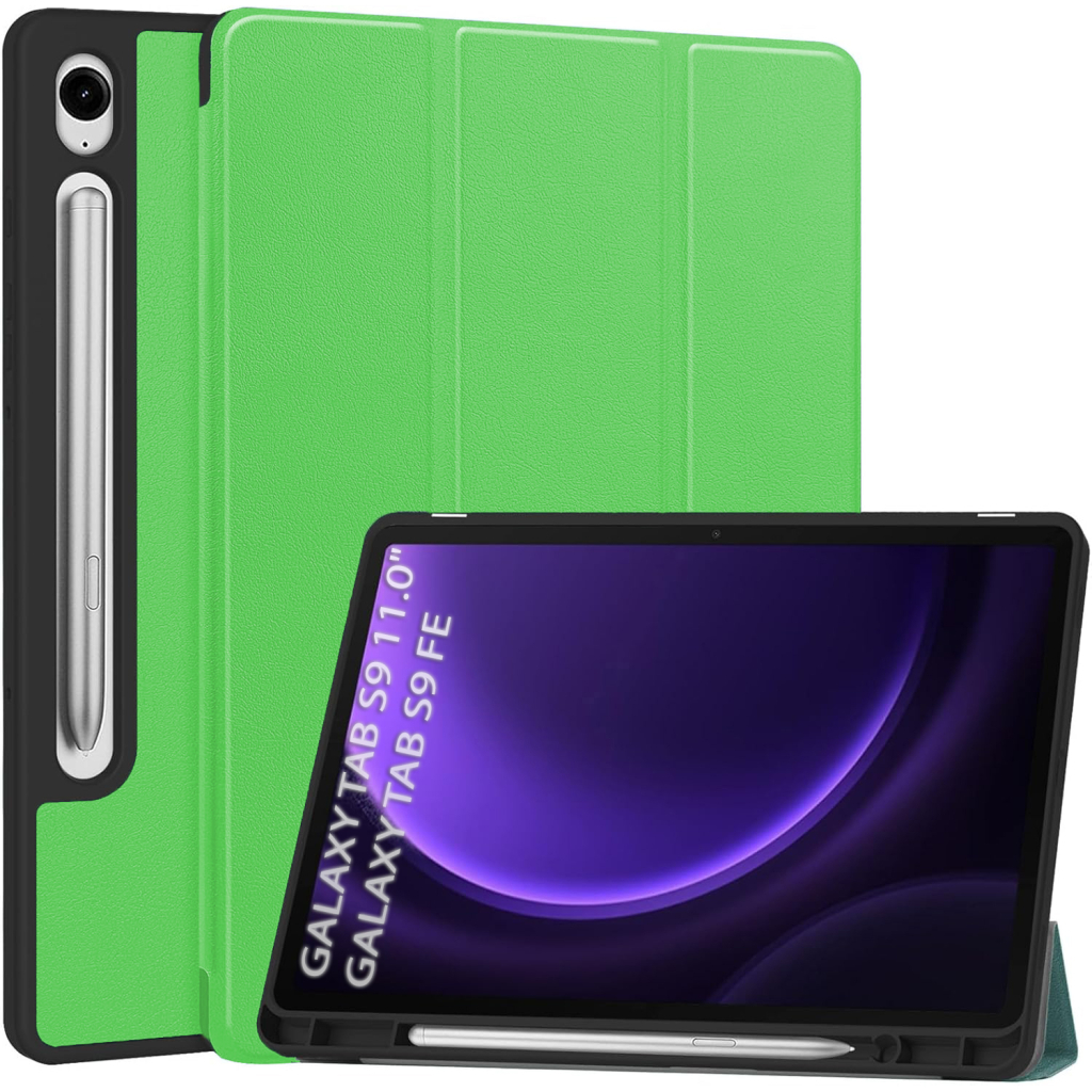 Чохол до планшета BeCover Flexible TPU Mate Samsung Galaxy Tab S9 (SM-X710/SM-X716)/S9 FE (SM-X510/SM-X516B) 11.0" Green (713671) - зображення 1