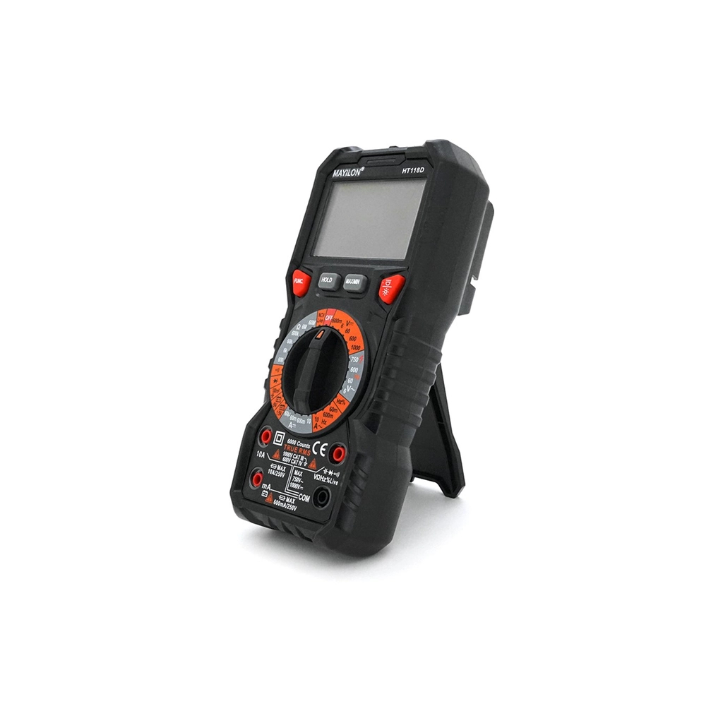 Цифровий мультиметр Mayilon HT-118D, V, A, R, C, F (HT-118D) - зображення 1