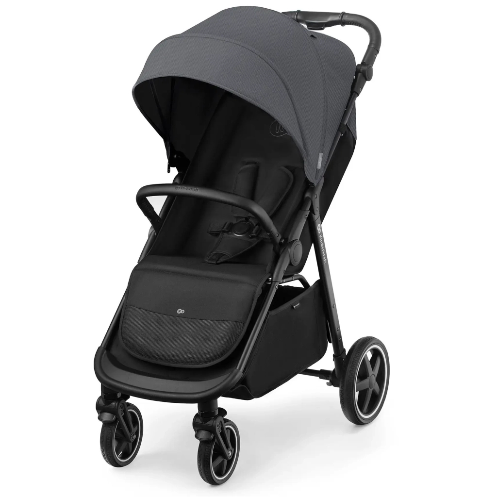 Коляска Kinderkraft Route Platinum Grey (KSROUT00GRY0000) (5902533919864) - зображення 1