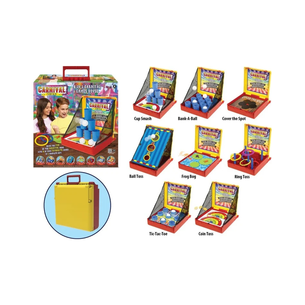 Настільна гра Ambassador Набір 8-in-1 Carnival games house (англ) (6337734) - зображення 10