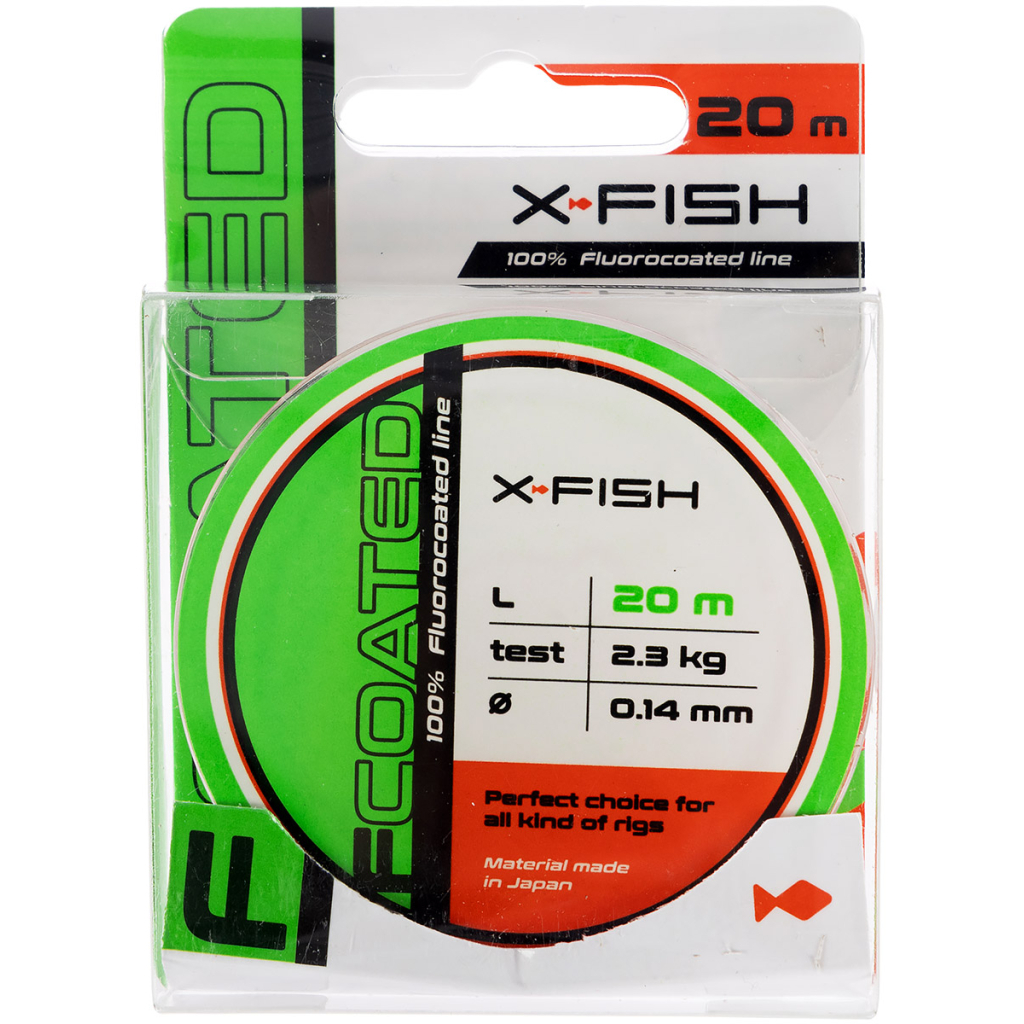 Флюорокарбон X-Fish FCoated 20m 0.14mm 2.3kg (1917.01.40) - изображение 2
