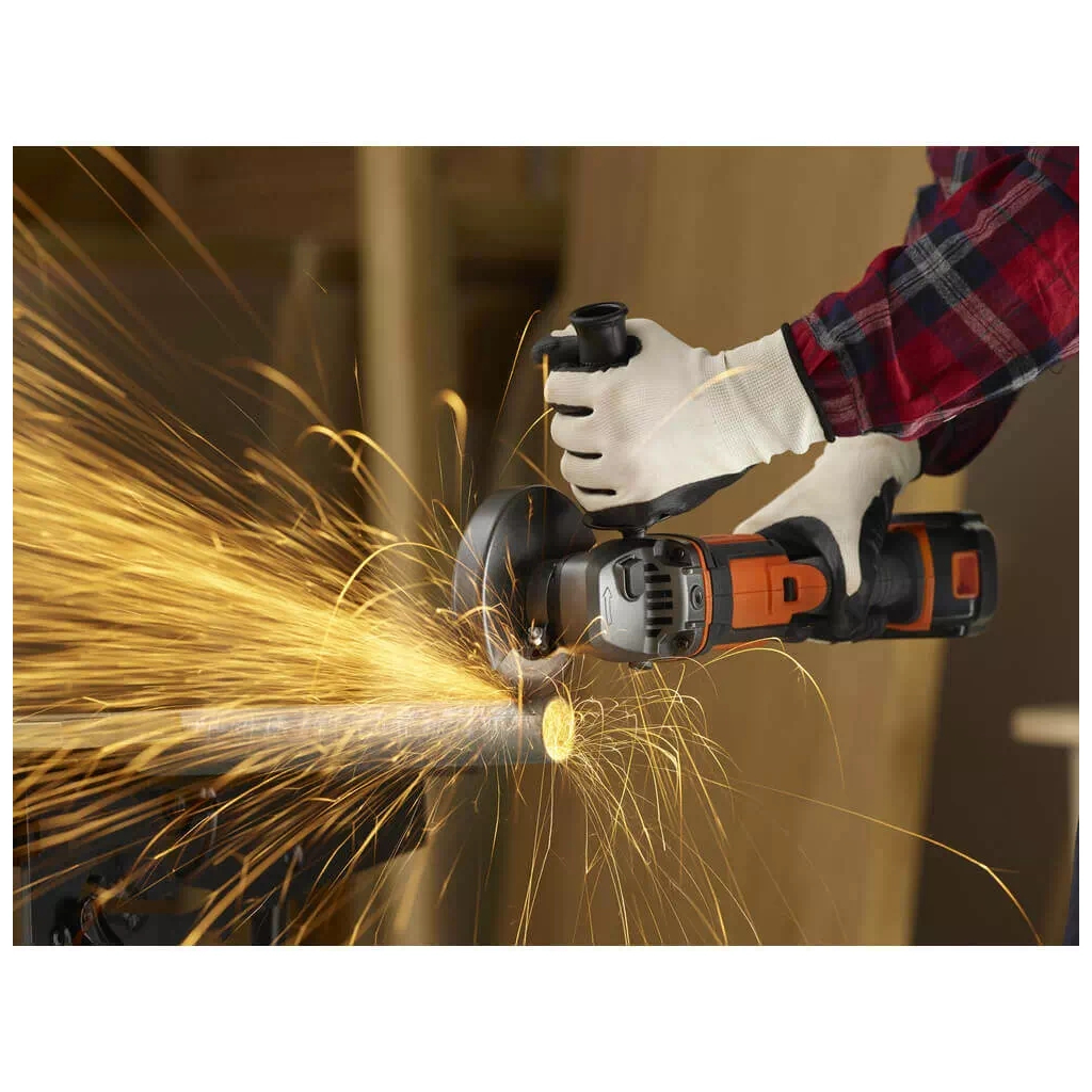 Шліфувальна машина Black&Decker 18V, 4Ah, 125 мм, 8600 об/хв (BCG720M1) - зображення 8