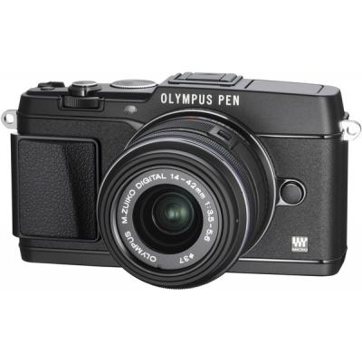 Цифровий фотоапарат Olympus E-P5 14-42 mm Kit black (V204051BE000) - зображення 3