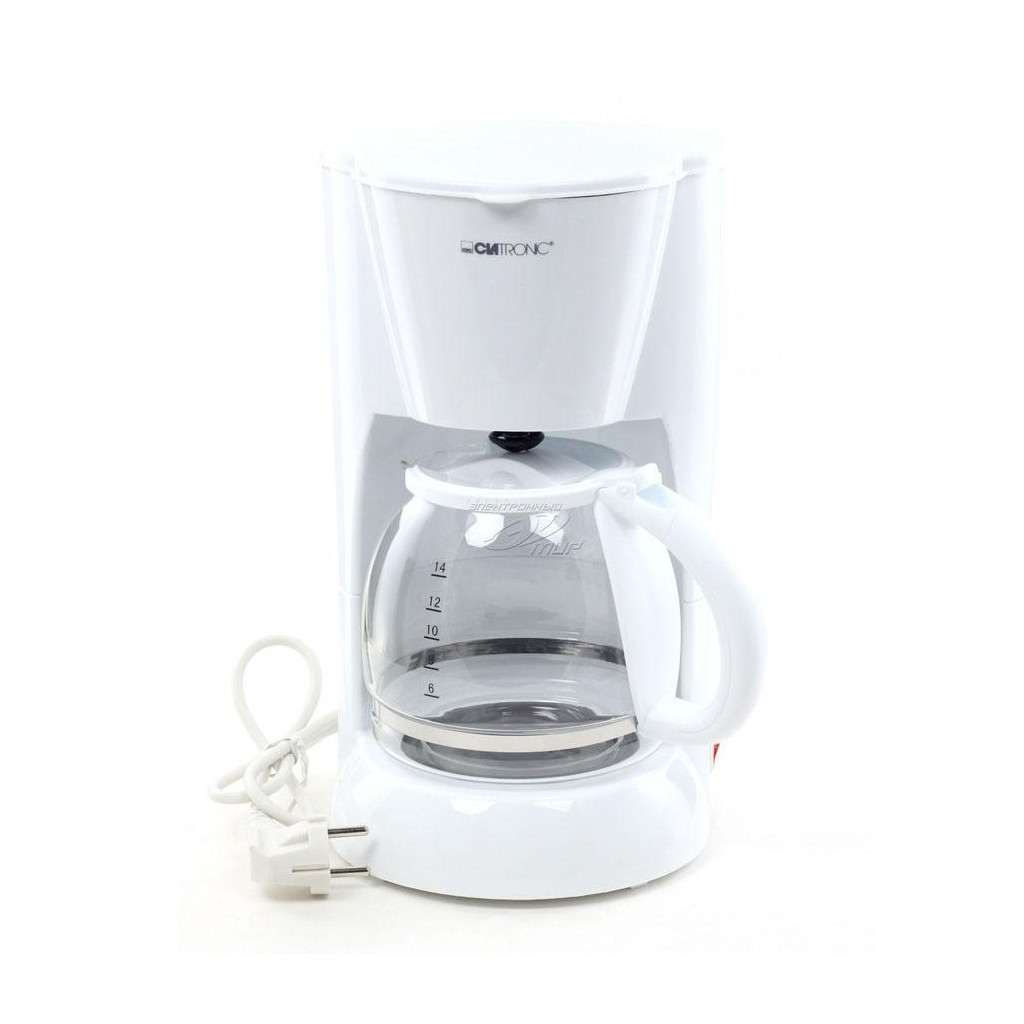 Крапельна кавоварка Clatronic KA 3473 White - зображення 2