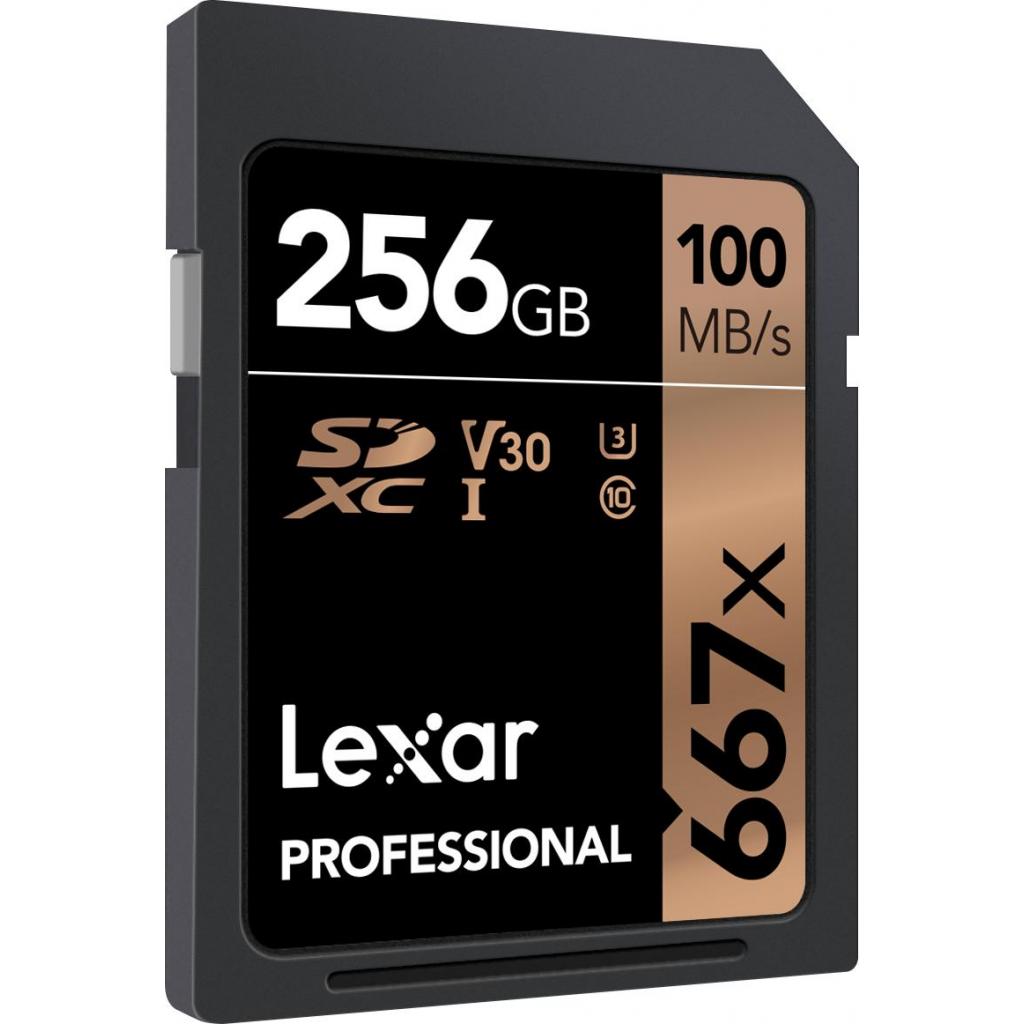 Карта пам'яті Lexar 256GB SDXC class 10 UHS-I U3 V30 667x Professional (LSD256B667) - зображення 2
