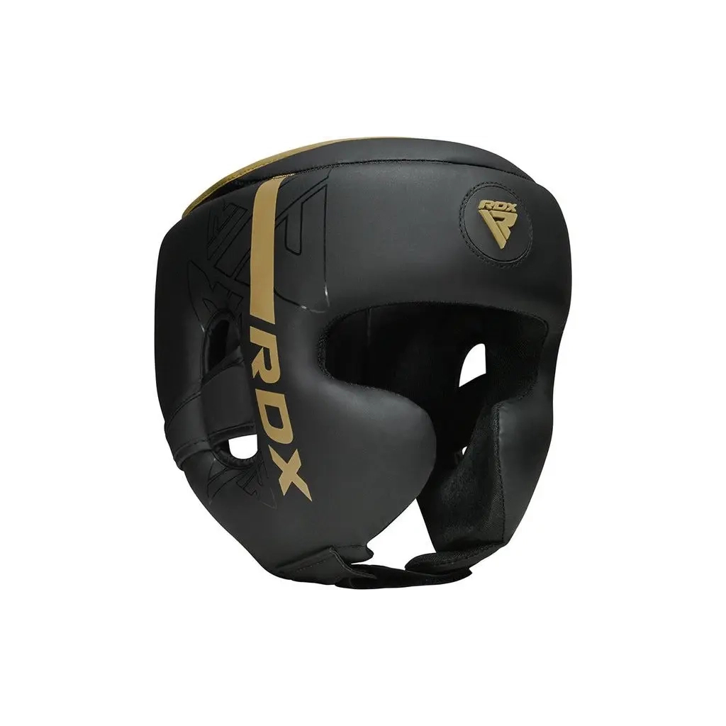 Боксерський шолом RDX F6 KARA Matte Golden M (HGR-F6MGL-M) - изображение 2