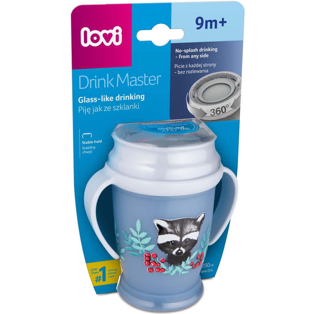 Поїльник-непроливайка Lovi 360 Drink Master Wild Soul Boy 250 мл (1/605new) - зображення 2