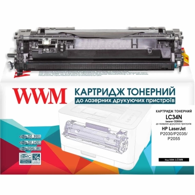Картридж WWM для HP LJ P2035 (LC34N) - зображення 1