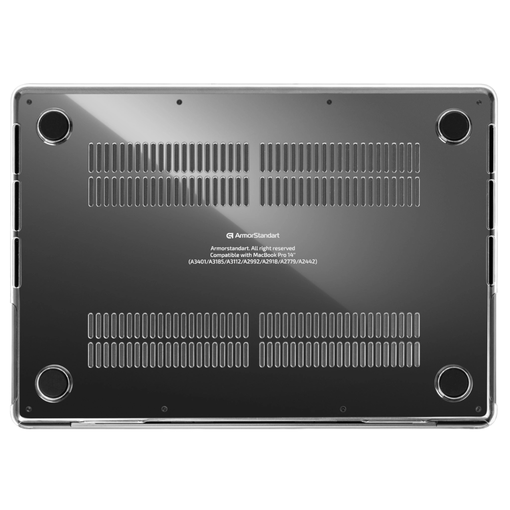 Чохол до ноутбука Armorstandart 15.3" MacBook Air M4/M3/M2 (A3241/A3114/A2941) Clear Crystal (ARM79442) - зображення 2