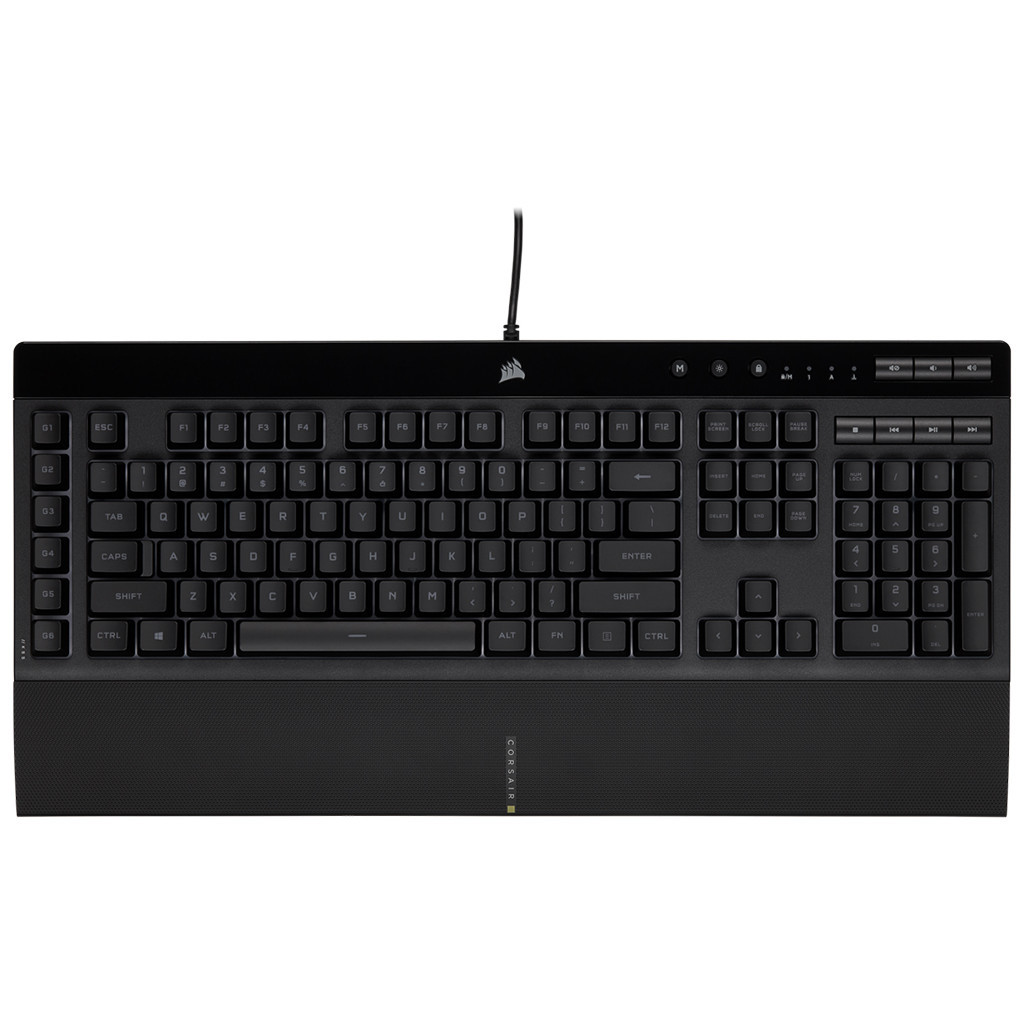 Клавіатура Corsair K55 RGB Pro XT USB UA Black (CH-9226715-RU) - зображення 2