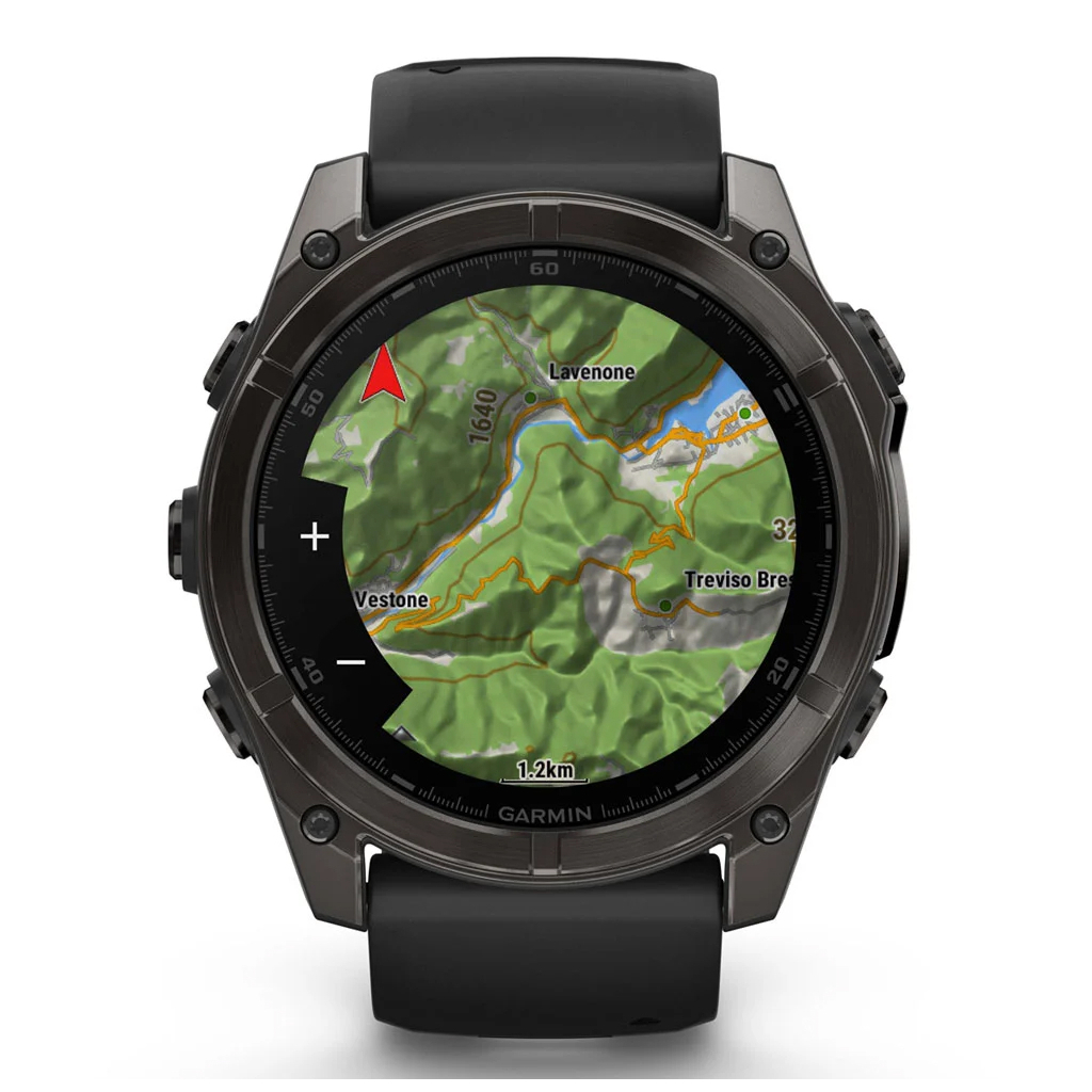Смарт-годинник Garmin fenix 8 51mm,AMOLED,Saph,CrbnGryTi/Blk,Blk/PebbleGryBnd (010-02905-21) - зображення 9