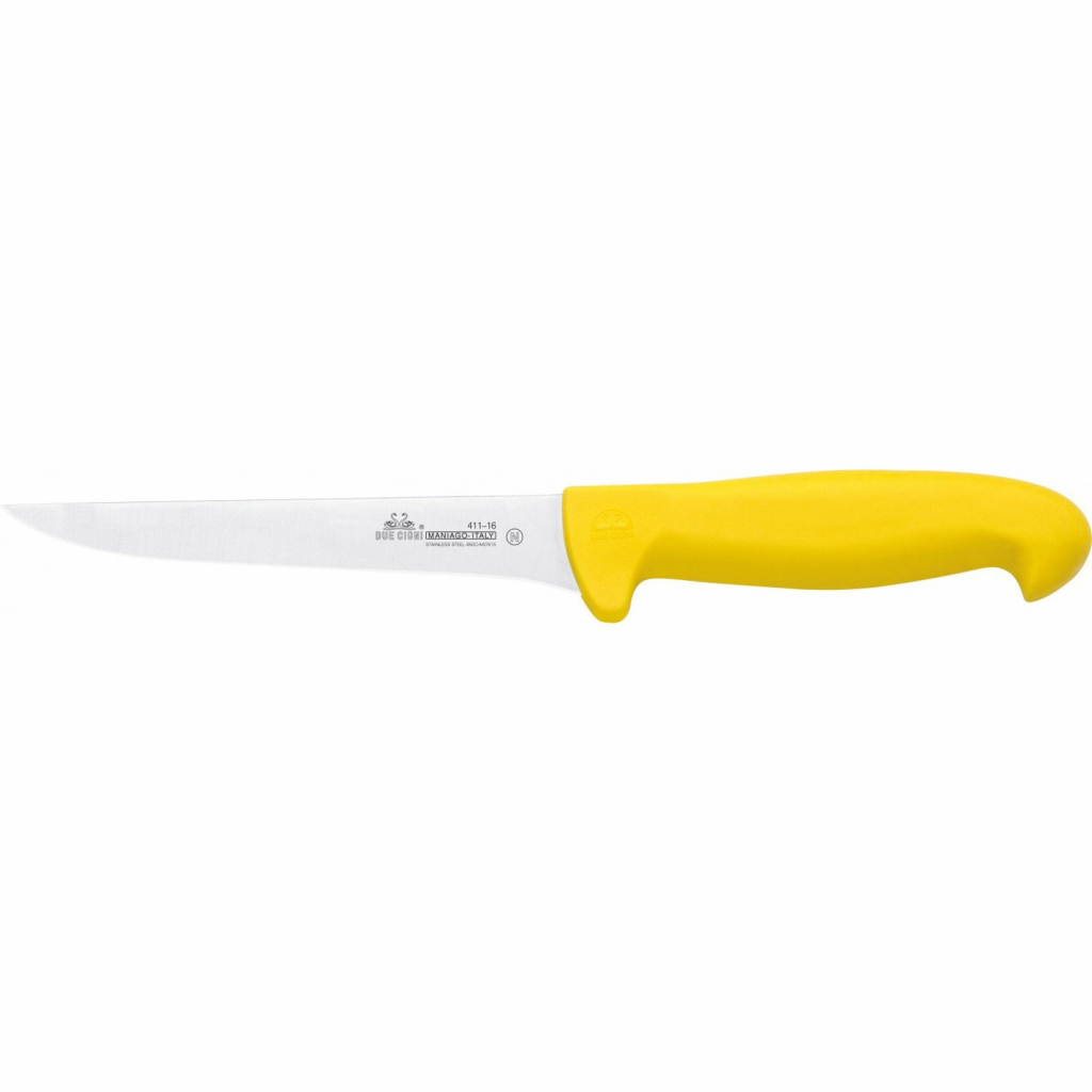 Кухонний ніж Due Cigni Professional Boning Knife 411 160 mm Yellow (2C 411/16 NG) - зображення 1
