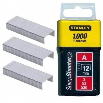 Скоби Stanley Light Duty тип а, 12мм, 1000шт (1-TRA208T) - зображення 2