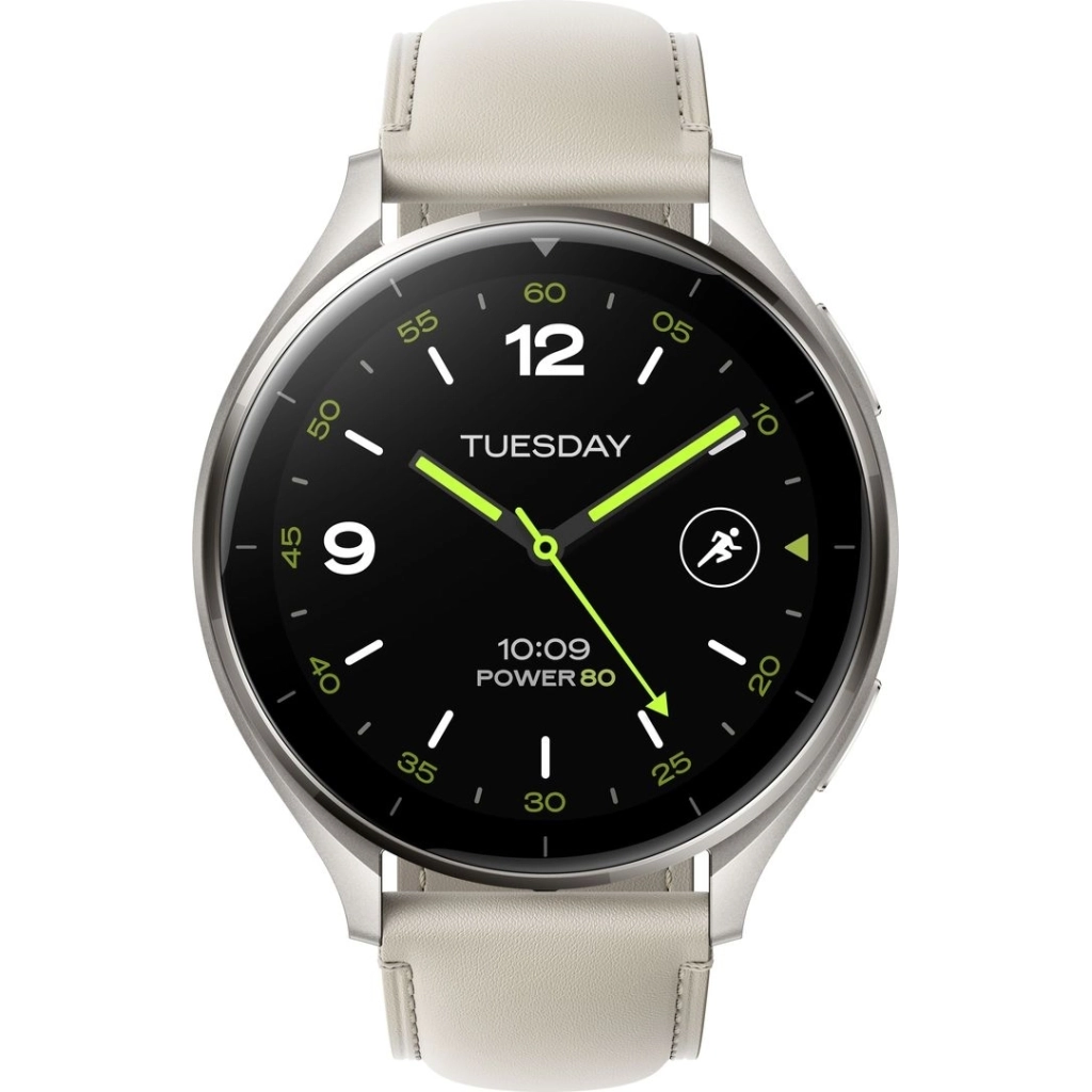 Смарт-годинник Xiaomi Watch 2 Titan BHR9306GL Gray Case White Leather Strap (1093970) - зображення 2