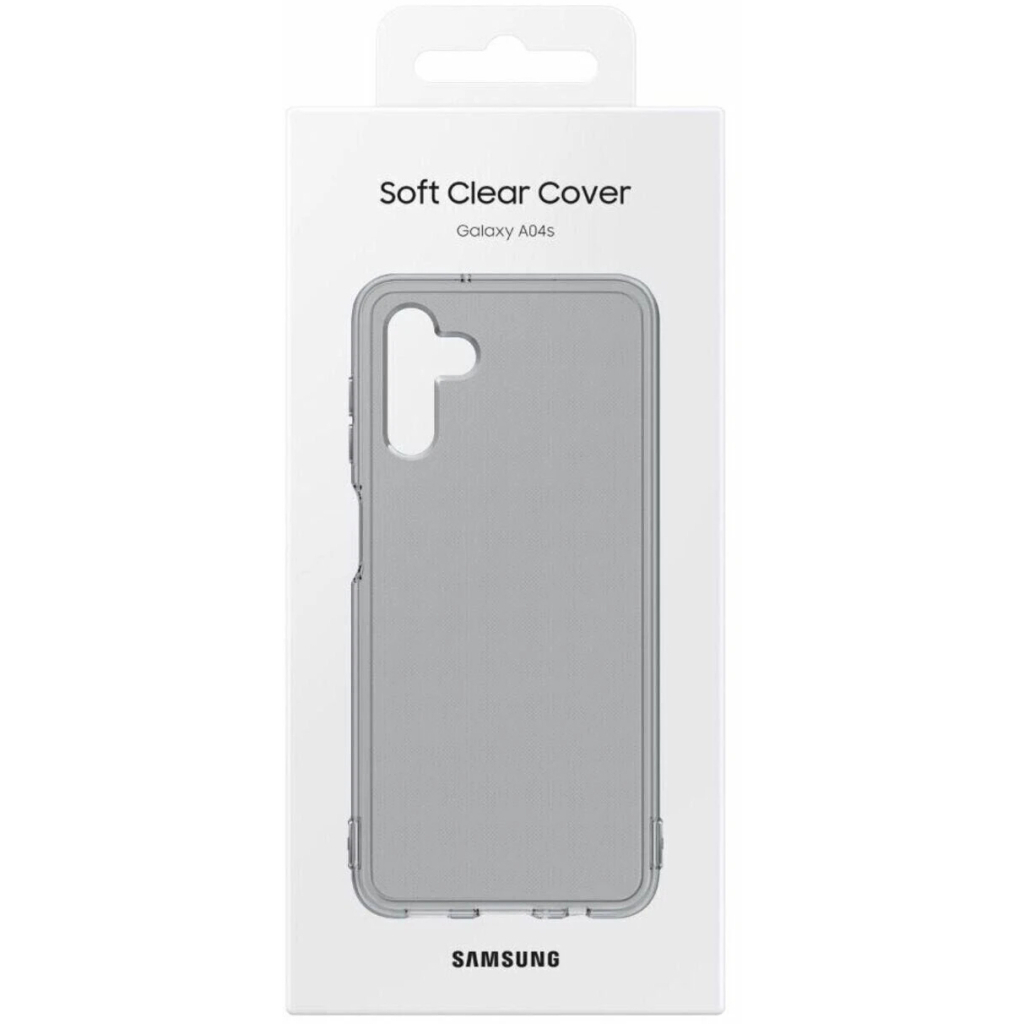 Чохол до мобільного телефона Samsung Samsung A04s Soft Clear Cover Black (EF-QA047TBEGRU) - зображення 5