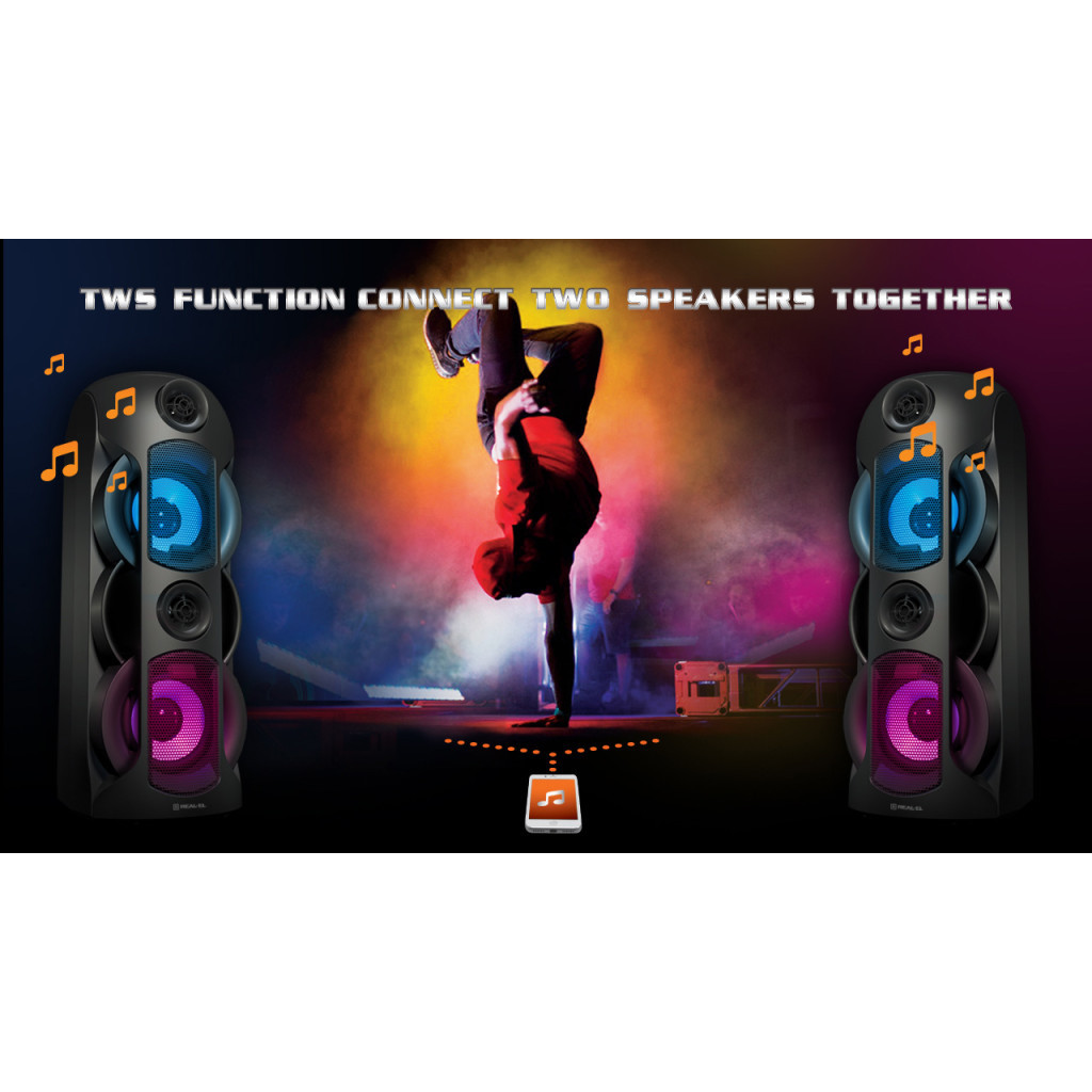 Акустична система REAL-EL X-787 Black - зображення 11