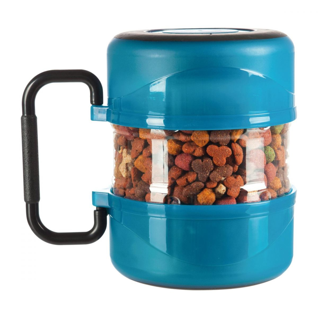 Посуд для собак Trixie Дорожній набір: Бокс 2 л + 2 миски по 750 мл (4011905024912) - изображение 1