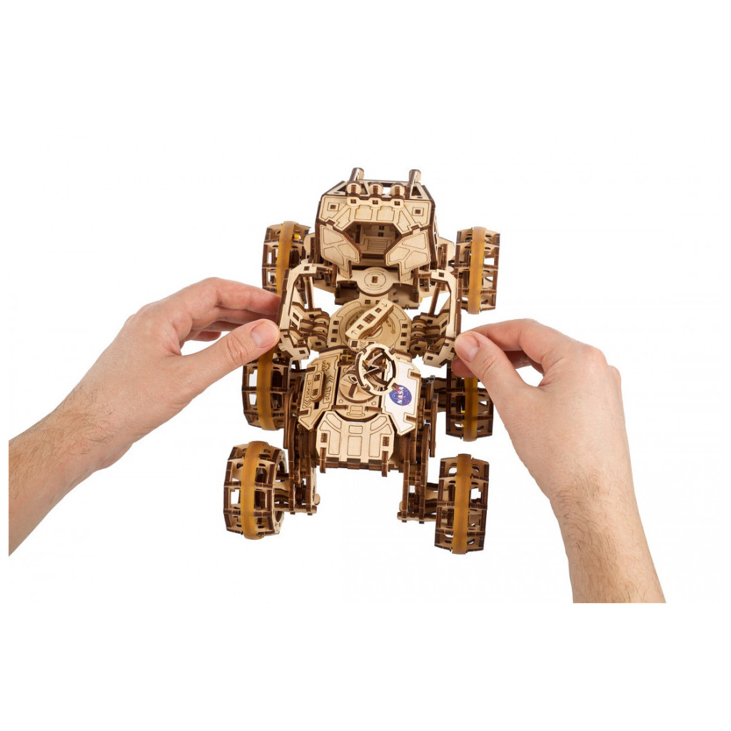 Збірна модель Ugears механічний Пілотований марсохід (70206) - зображення 7