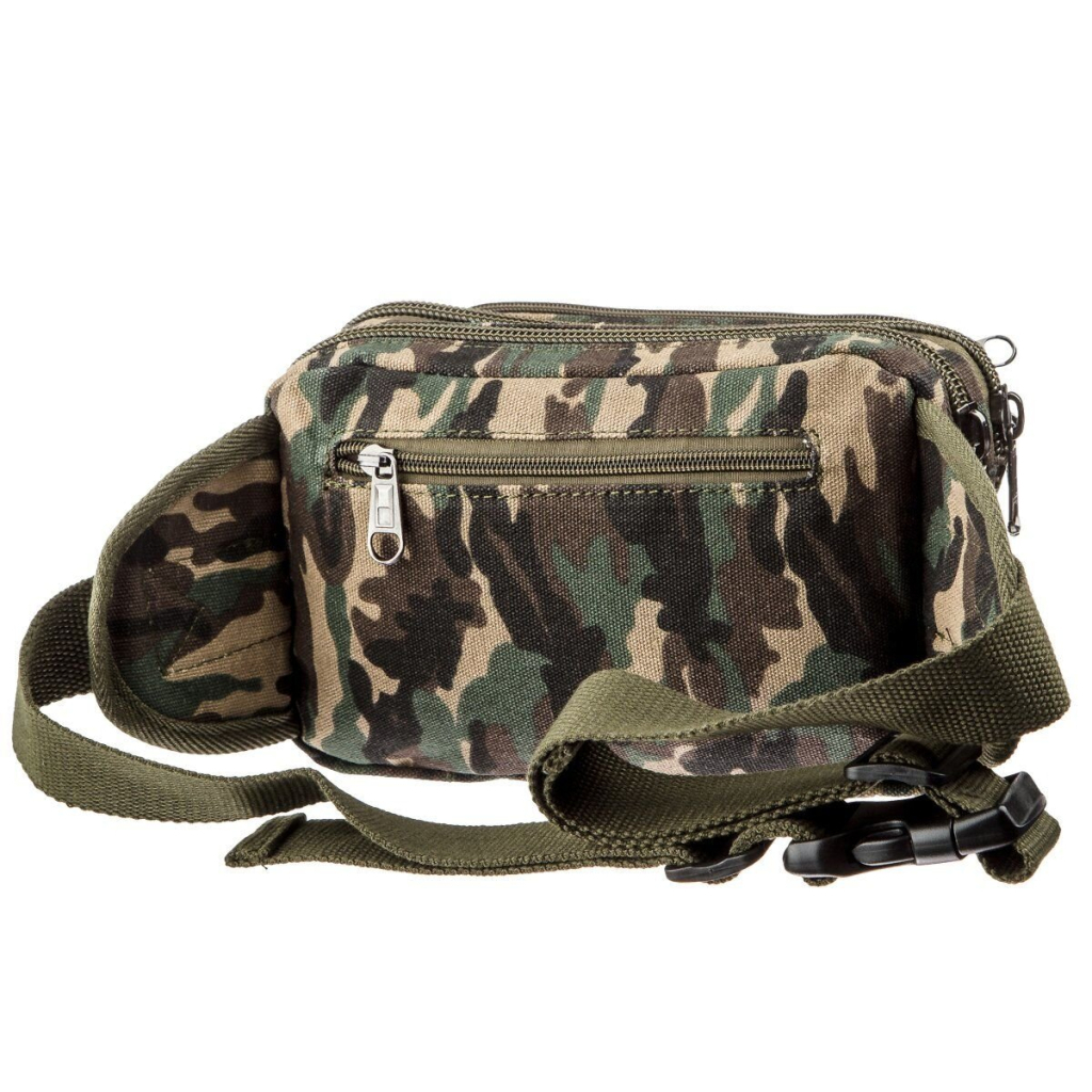 Сумка Vintage Бананка текстильна на пояс Мілітарі (20157) - зображення 2