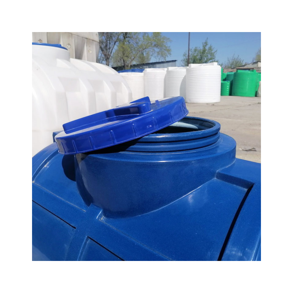 Ємність для води Рото Європласт горизонтальна харчова 350 л синя (38) - зображення 4