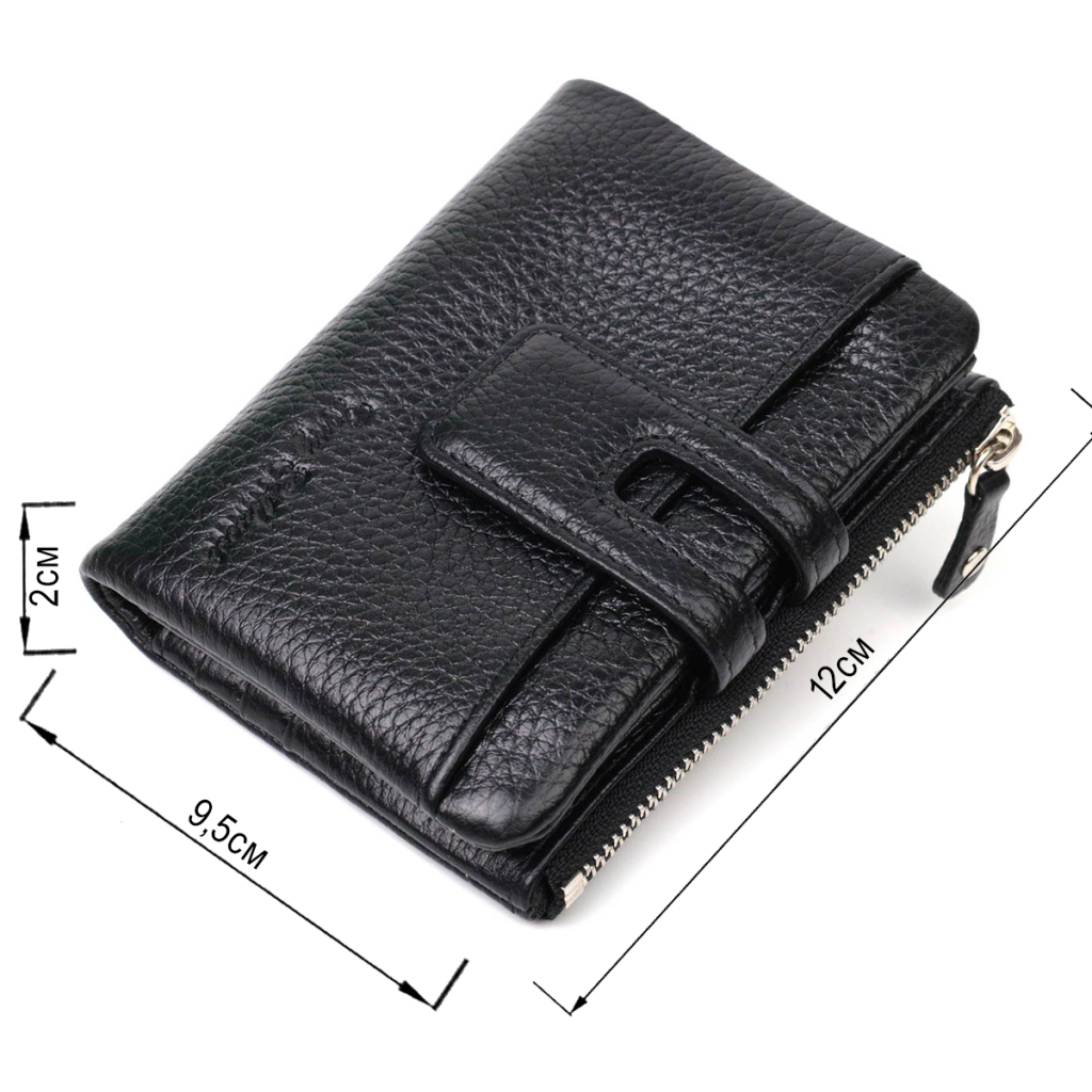 Гаманець Tony Bellucci З натуральної шкіри Чорний (22060) - зображення 3