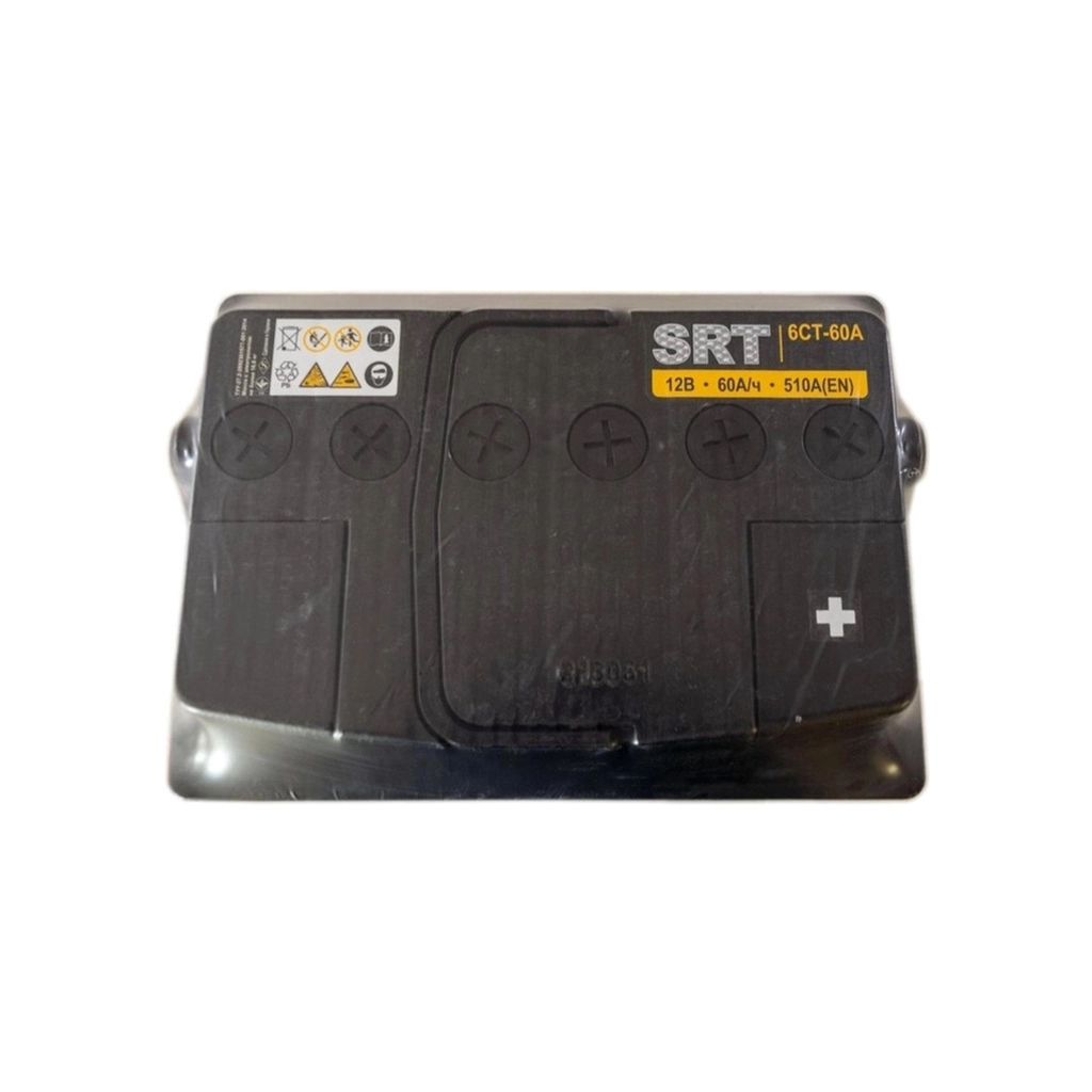 Акумулятор автомобільний SRT 6СТ-60АЗ (0) (-/+) (L2) 510А 12V - зображення 3
