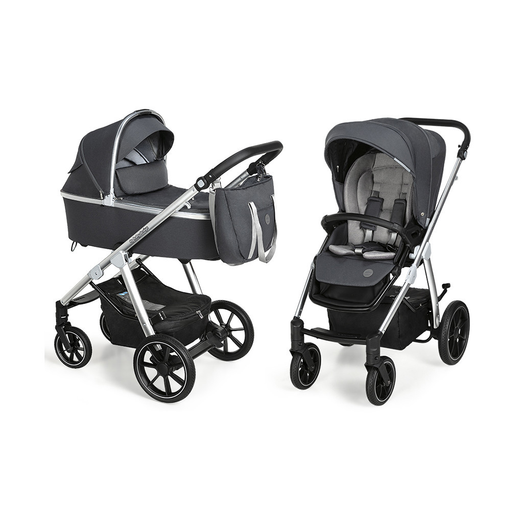 Коляска Baby Design 2 в 1 Bueno 217 Graphite (без вишивки) (203824) - зображення 1