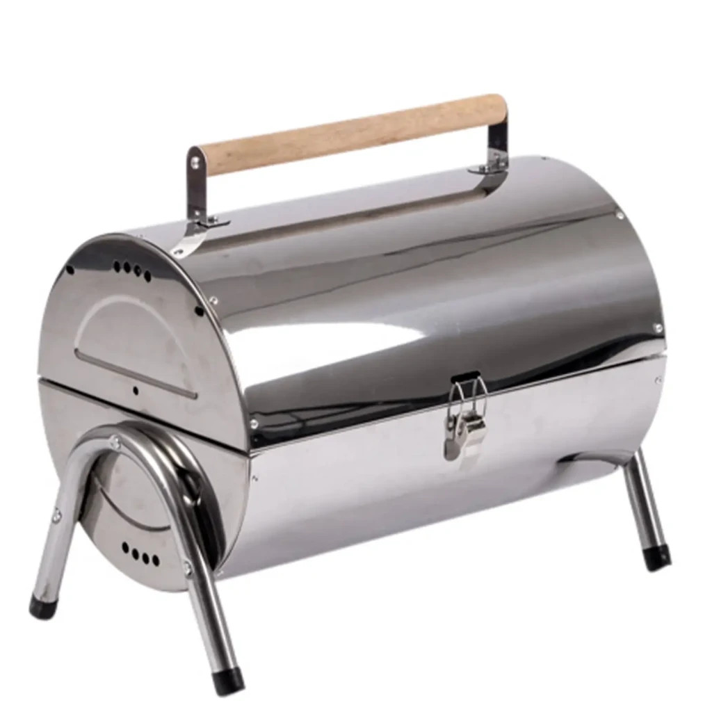 Гриль-барбекю Bo-Camp Barrel Silver (8108381) - зображення 1