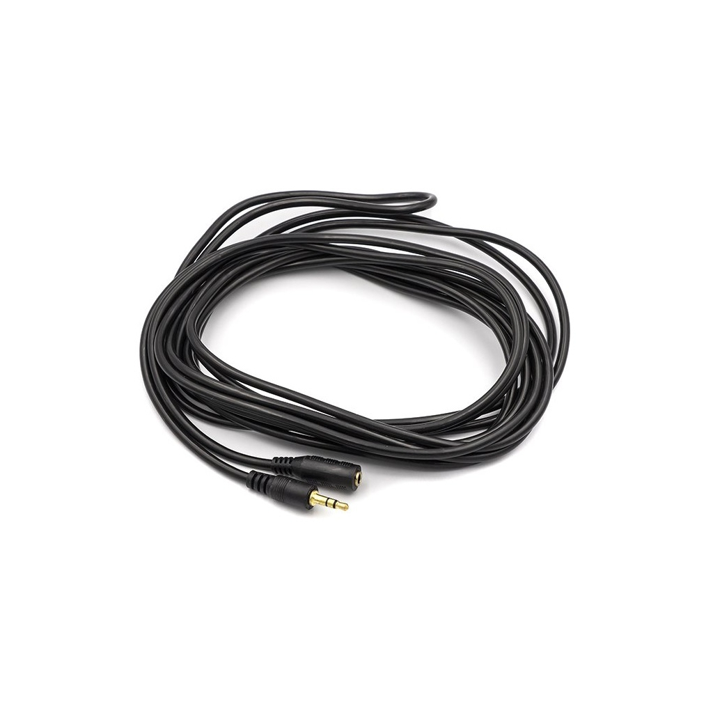 Кабель мультимедійний 3.5mm M to 3.5mm F 5.0m PowerPlant (CA910984) - зображення 1