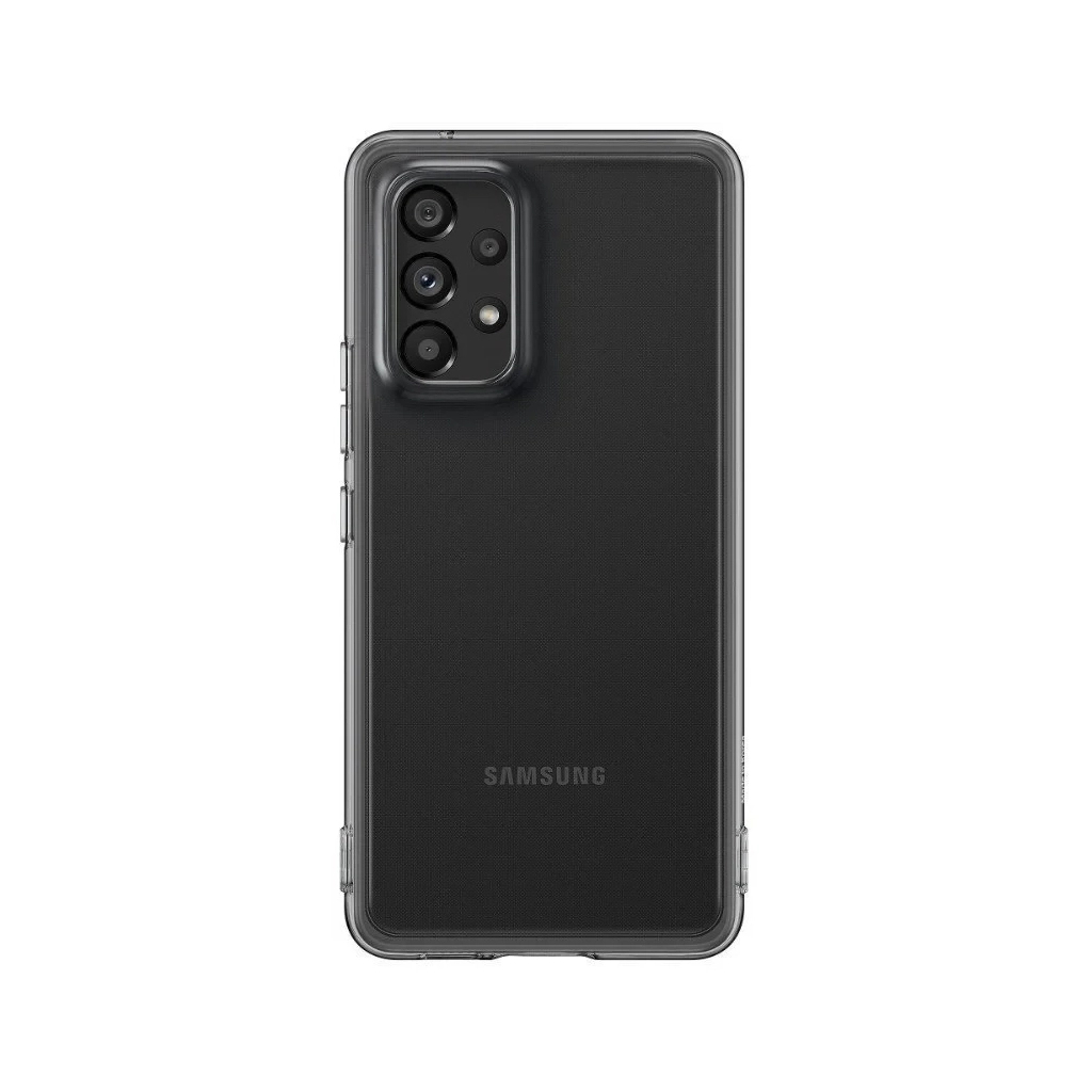 Чохол до мобільного телефона Samsung Soft Clear Cover Samsung Galaxy A53 (A536) Black (EF-QA536TBEGRU) - зображення 1