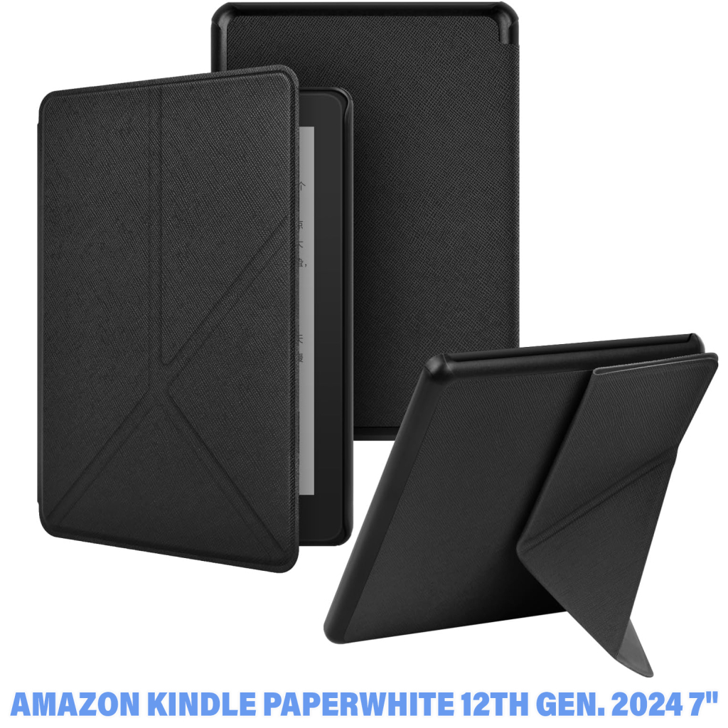 Чохол до електронної книги BeCover Ultra Slim Origami Amazon Kindle Paperwhite 12th Gen. 2024 7"/Colorsoft (2024) Black (712837) - зображення 1
