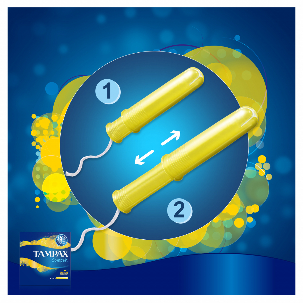 Тампони Tampax Compak Regular с апликатором 16 шт (4015400219507) - изображение 8