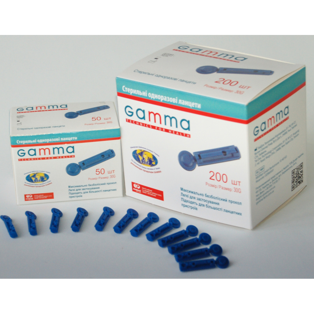 Ланцети Gamma 50 шт. (7640162324649) - изображение 10