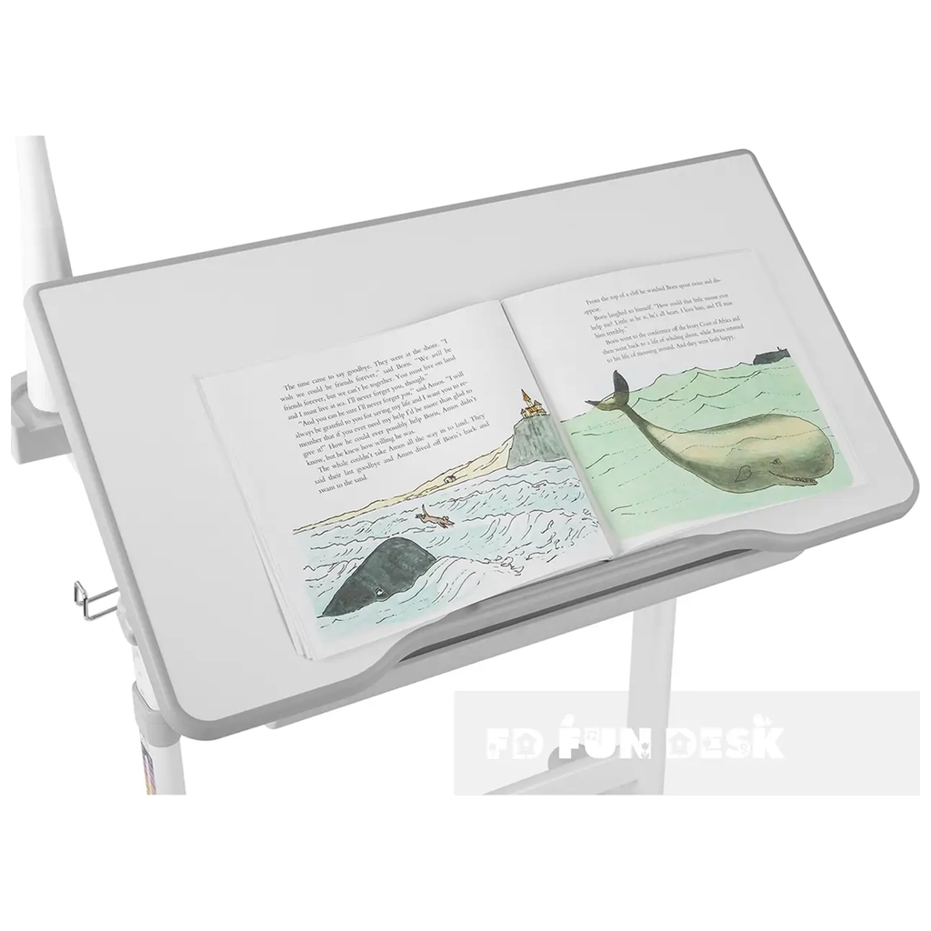 Парта зі стільцем FunDesk Cantare Grey - зображення 7