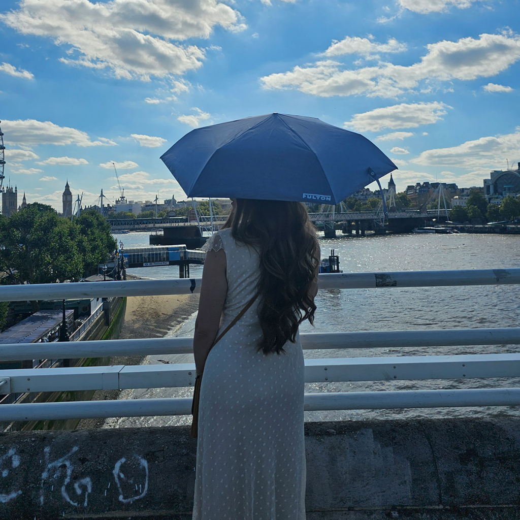 Парасоля Fulton L924-040065 Parasoleil-2 UV Blue Chambray (L924-040065) - зображення 5