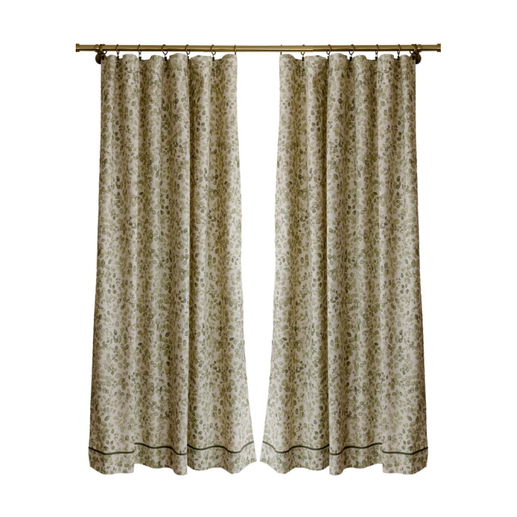 Штора Прованс комплект з підхватами Тереза листочки 136х170 см 2 шт (034460) - зображення 2