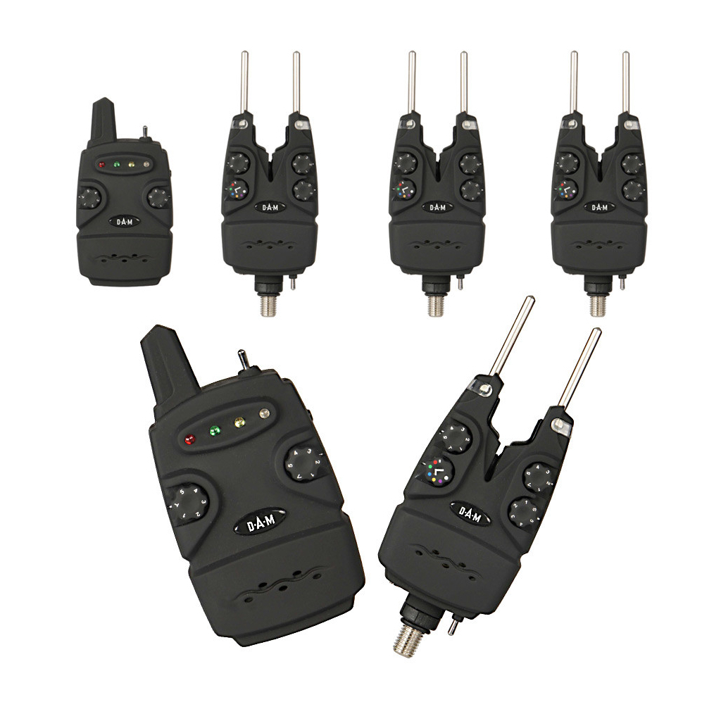 Індикатор клювання DAM набір у кейсі Multi-Color Wireless Alarm Set 3+1 (52398) - зображення 1