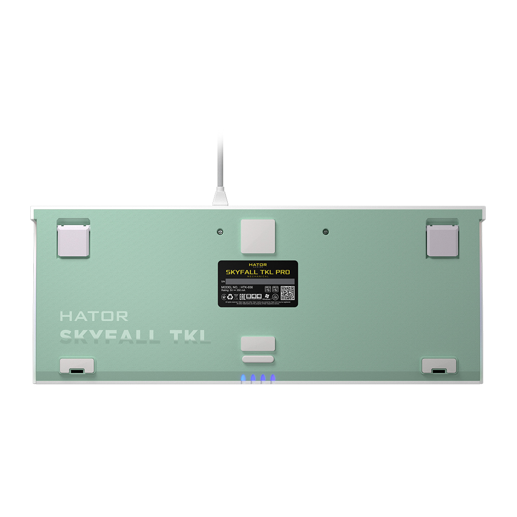 Клавіатура Hator Skyfall TKL PRO USB White (HTK-656) - зображення 6